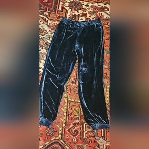Velvet joggers